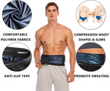 Men Waist Trainer Sauna Vest Sweat Body Shaper Slimming Polymer Weight Loss Zipper Tank Top Premium Workout Waist Cincher Belt