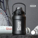 2L Thermal Water Bottle Insulated Mug Vacuum Tea Water Bottle Stainless Steel Coffee Bottle Portable Fitness Water Bottle