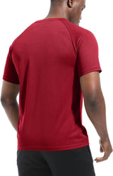 1, 3, 5 or 7 Pack Men'S Workout Running Shirts, Dry Fit Moisture Wicking T-Shirt, Gym Athletic Short Sleeve Tee Shirts