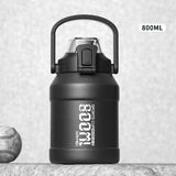 2L Thermal Water Bottle Insulated Mug Vacuum Tea Water Bottle Stainless Steel Coffee Bottle Portable Fitness Water Bottle
