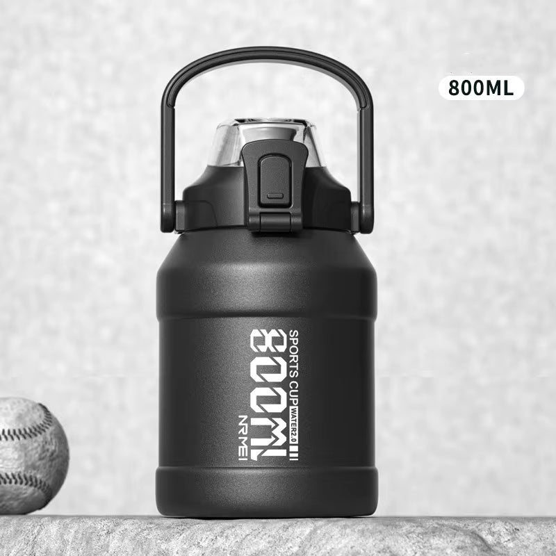 2L Thermal Water Bottle Insulated Mug Vacuum Tea Water Bottle Stainless Steel Coffee Bottle Portable Fitness Water Bottle