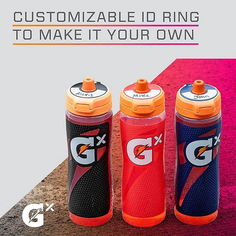 GX 30 Oz. Montage Water Bottles, 2 Pack Black/White