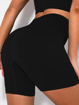 Yoga Shorts Ribbed Seamless Workout High Waist Athletic Leggings Suitable for Yoga Fitness, Workout Shorts Yoga Seamless Ribbed High Waisted Spandex Booty Biker Shorts