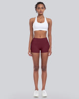 High Waisted Spandex Biker Shorts, Workout Booty Soft Yoga Shorts for Women