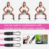 Resistance Band Set Workout Exercise Equipments Ankle Straps Fitness Yoga Elastic Fitness Bands for Home Gym Man and Woman Sport