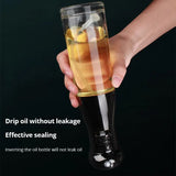 1Pc 200ML Black Kitchen Oil Bottle Cooking Oil Spray Olive Camping Barbecue Roastingoil Bottle Fitness Barbecue Spray Bottle