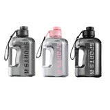 2.7/1.7L Insulated Water Bottles with Straw Gym Traveling Hiking Camping Hot Water Bottle for Men Women Leakproof Fitness Bottle