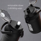 2L Thermal Water Bottle Insulated Mug Vacuum Tea Water Bottle Stainless Steel Coffee Bottle Portable Fitness Water Bottle