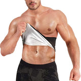 Men Waist Trainer Sauna Vest Sweat Body Shaper Slimming Polymer Weight Loss Zipper Tank Top Premium Workout Waist Cincher Belt